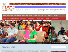 Tablet Screenshot of flameinstitute.com